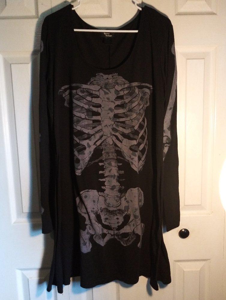 Skeleton dress 3X